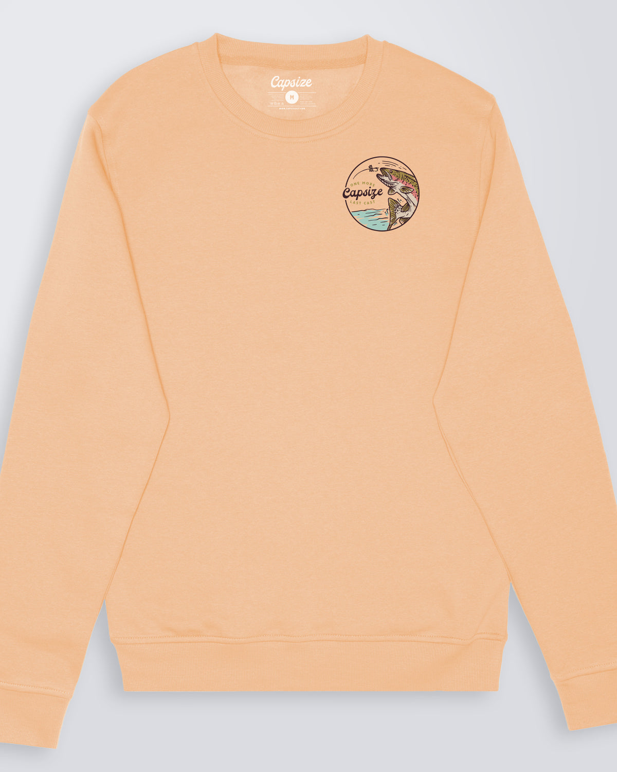 Crewneck Pêche à la Mouche&lt;br&gt; Truite Arc-En-Ciel