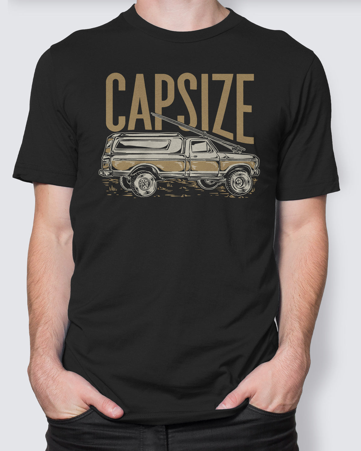 Fly Fishing T-Shirt | River Hunter Black