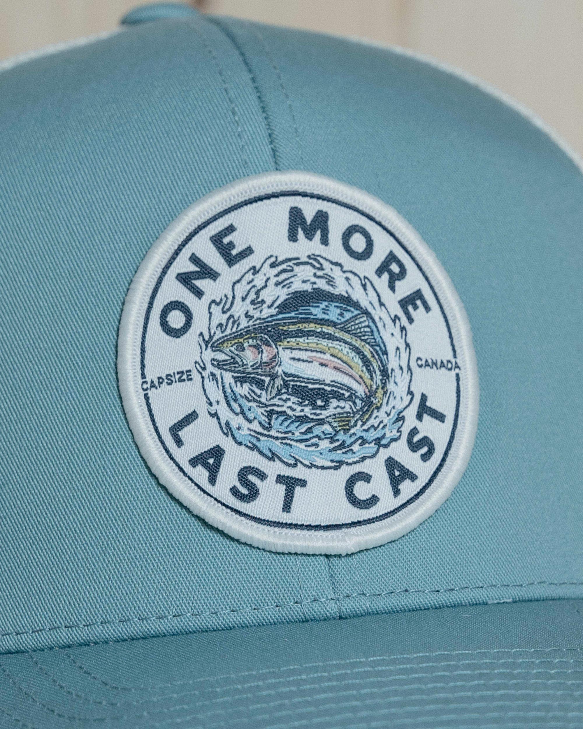 Casquette Pêche à la Mouche<br> Trucker Bleu Fumée Steelhead