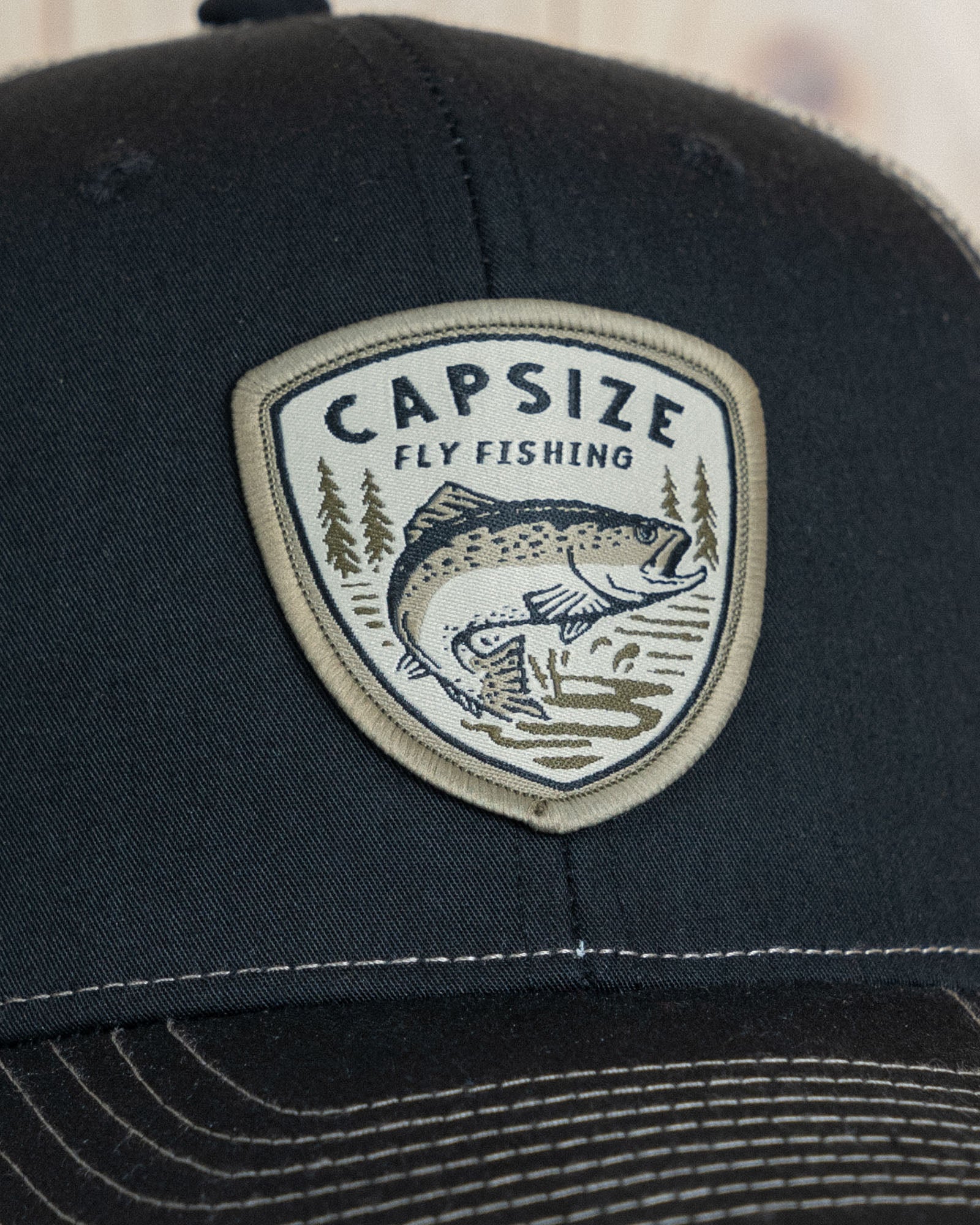 Fly Fishing Hat | Vintage Trout Trucker - Capsize Fly Fishing