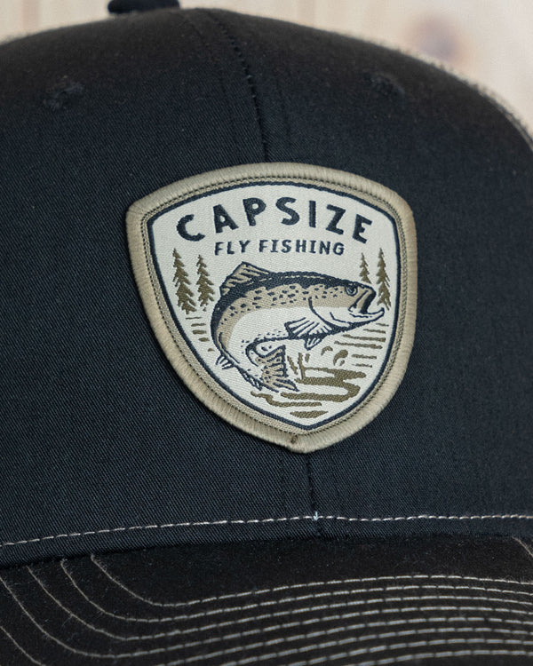 Vintage funny trucker hat Fish cussin cap fisherman mens humor boating fish  hat