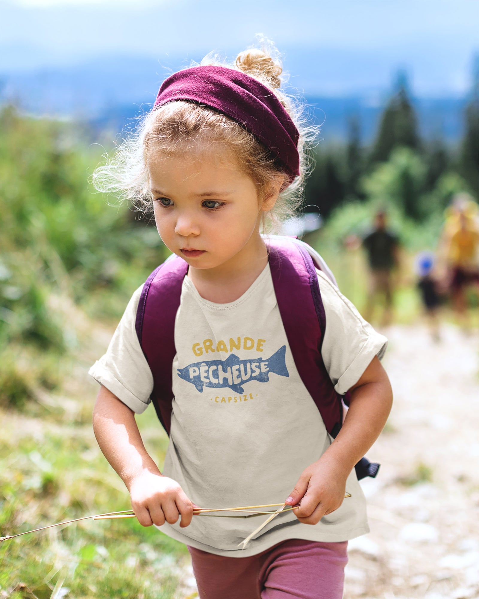 Kids Fishing T-Shirt | Grande Pêcheuse Ivory