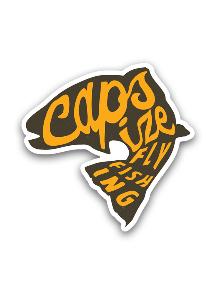 Fly Fishing Sticker | Trout - Capsize Fly Fishing