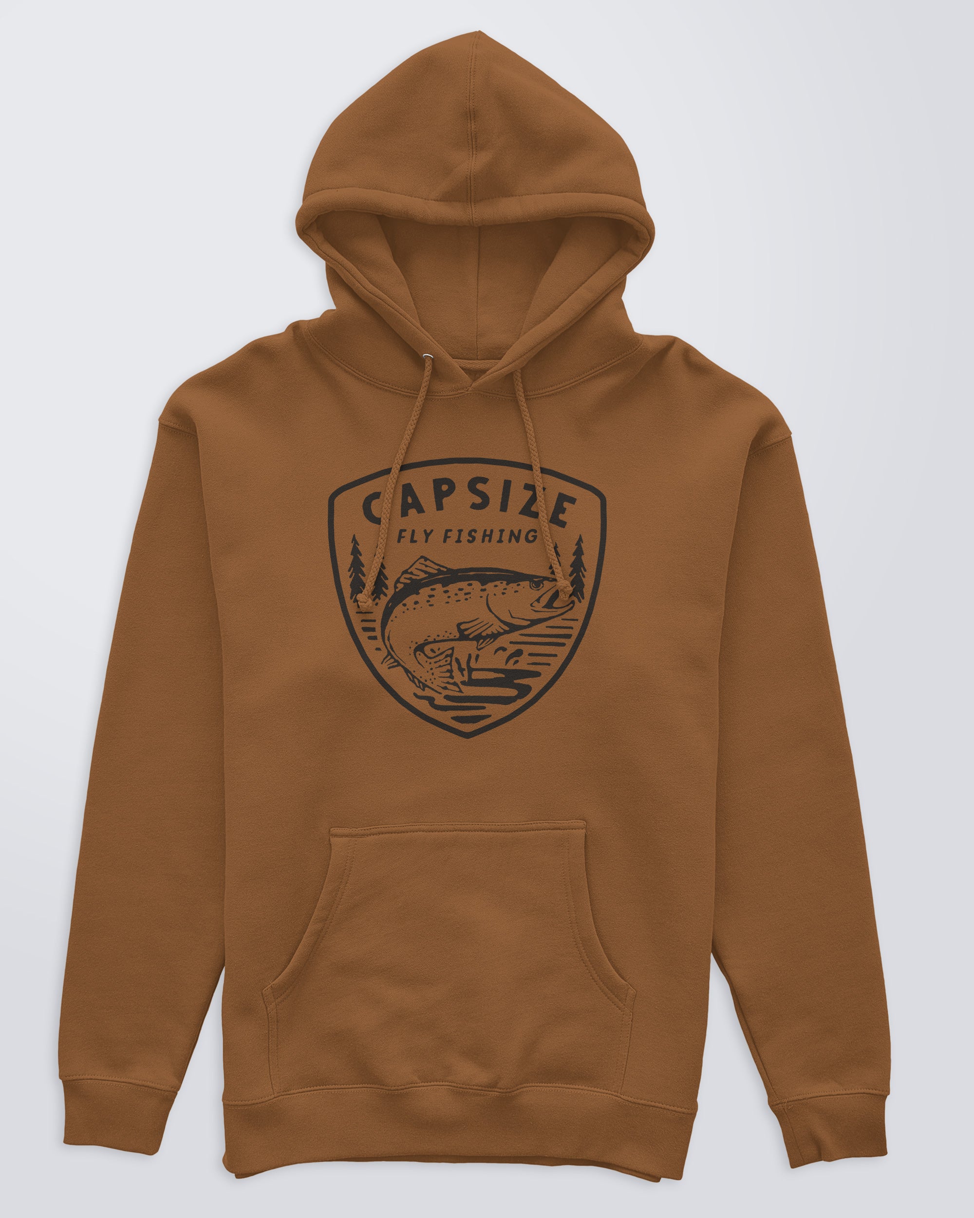 Heavyweight Fly Fishing Hoodie | Vintage Trout