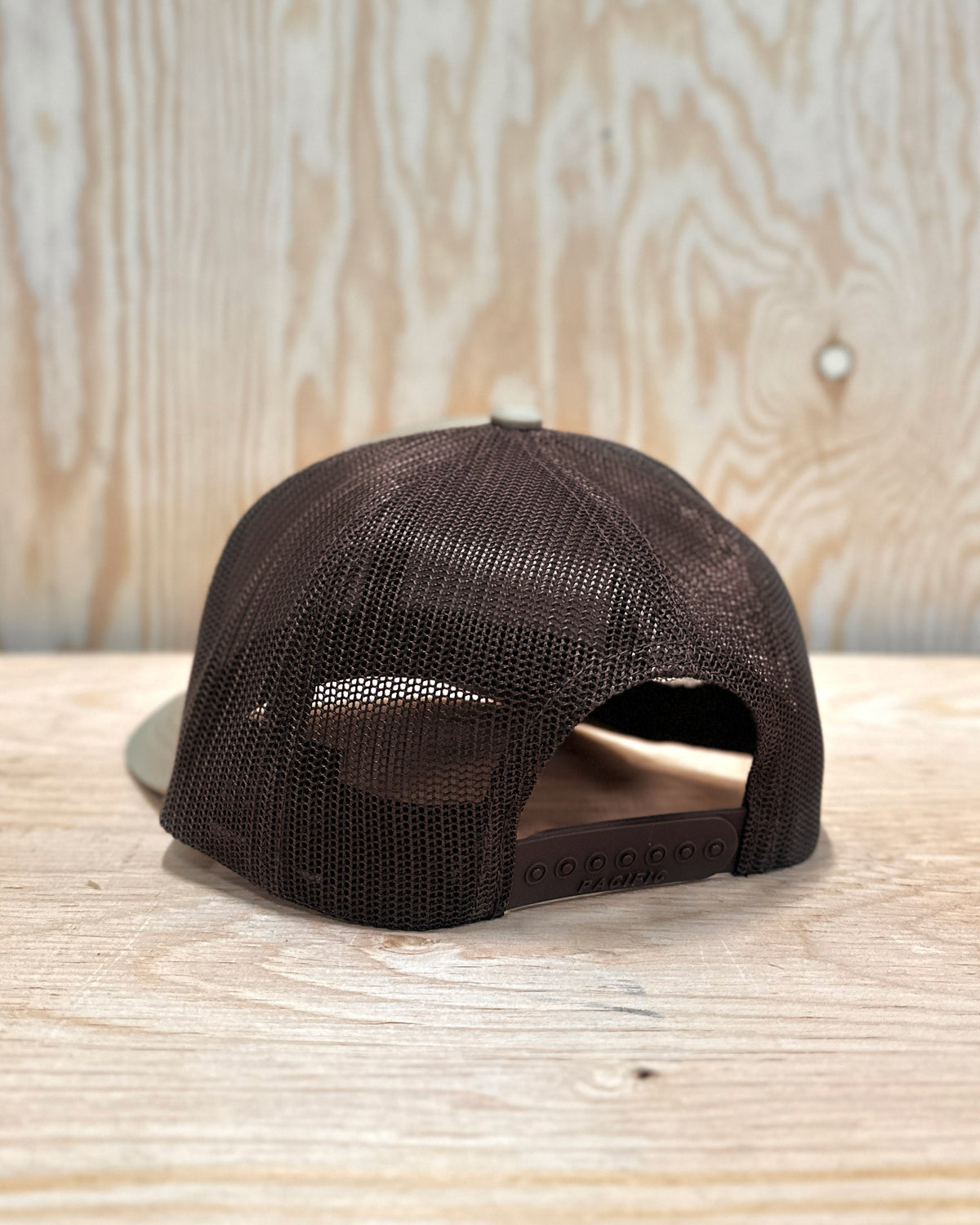 Casquette Pêche à la Mouche&lt;br&gt; Saumon Sauvage Cuir Khaki