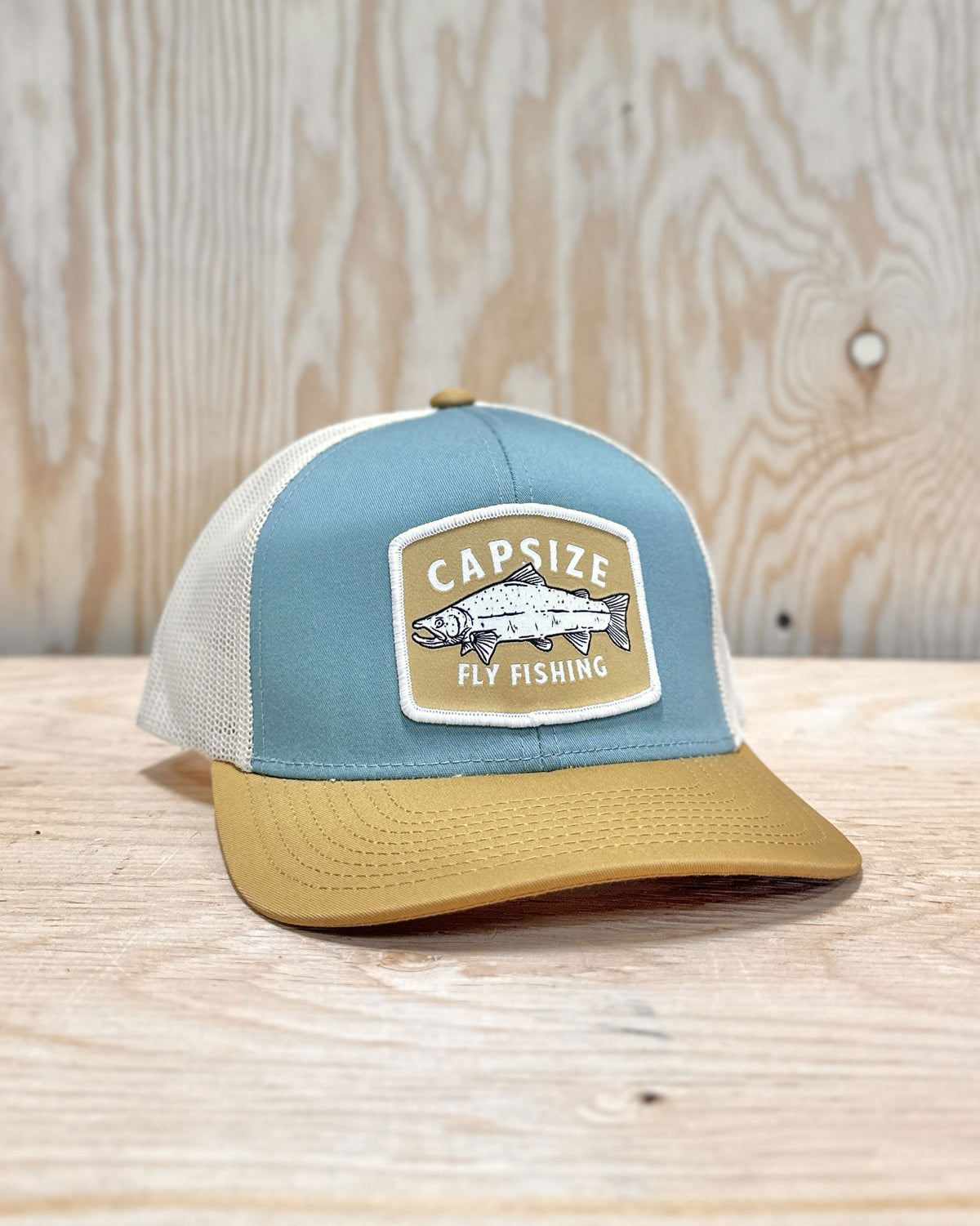Casquette Pêche à la Mouche&lt;br&gt; Saumon Sauvage Trucker SB/AG
