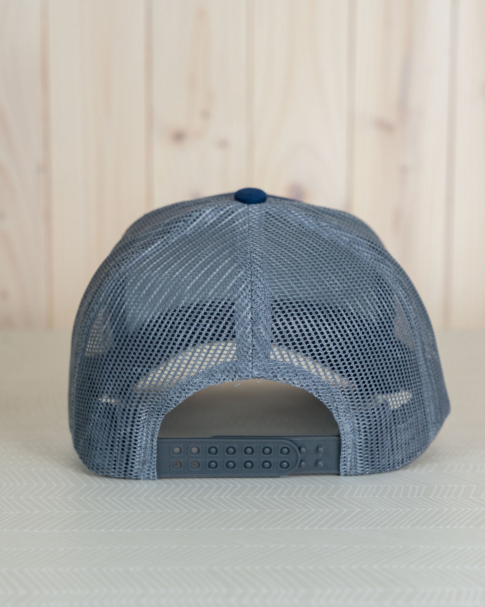 Limited Edition Hat | One More Last Cast Blue/Charcoal Trucker - Capsize Fly Fishing